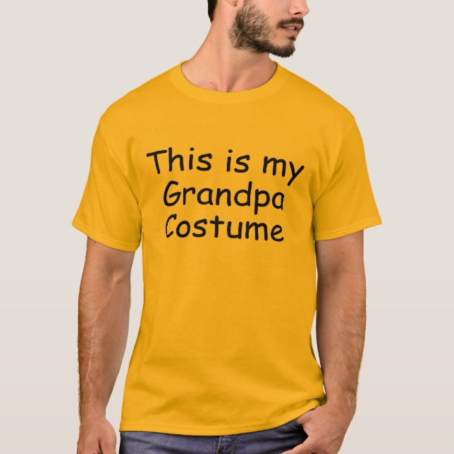 Großvater-Kostüm T-Shirt (Vorderseite)