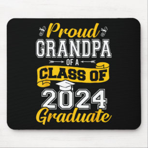 Großvater mit einem Cl von 2024 Hochschulabsolvent Mousepad