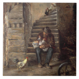 Großvater nach seinem Großvater Fliese