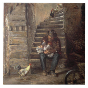 Großvater nach seinem Großvater Fliese