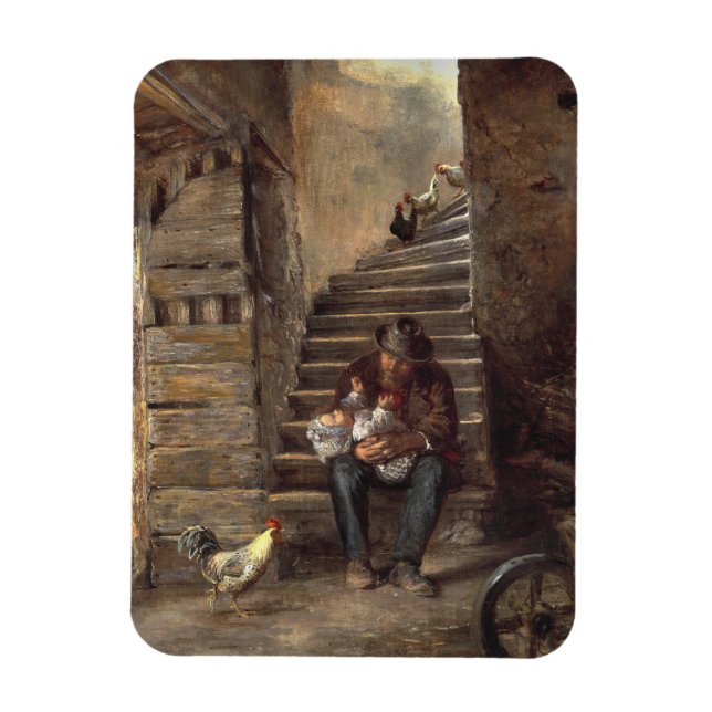 Großvater nach seinem Großvater Magnet (Vertikal)