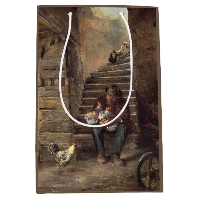 Großvater nach seinem Großvater Mittlere Geschenktüte (Vorderseite)