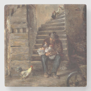 Großvater nach seinem Großvater Steinuntersetzer