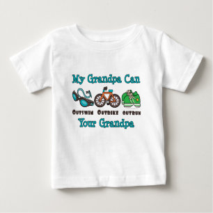 Großvater Outswim das Outbike überholte T-SH Baby T-shirt