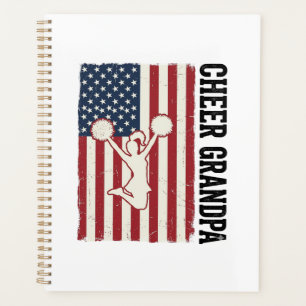 Großvater patriotisches Vintage-Flag-Shirt-Design_ Planer