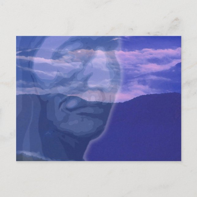 Großvater Postkarte (Vorderseite)