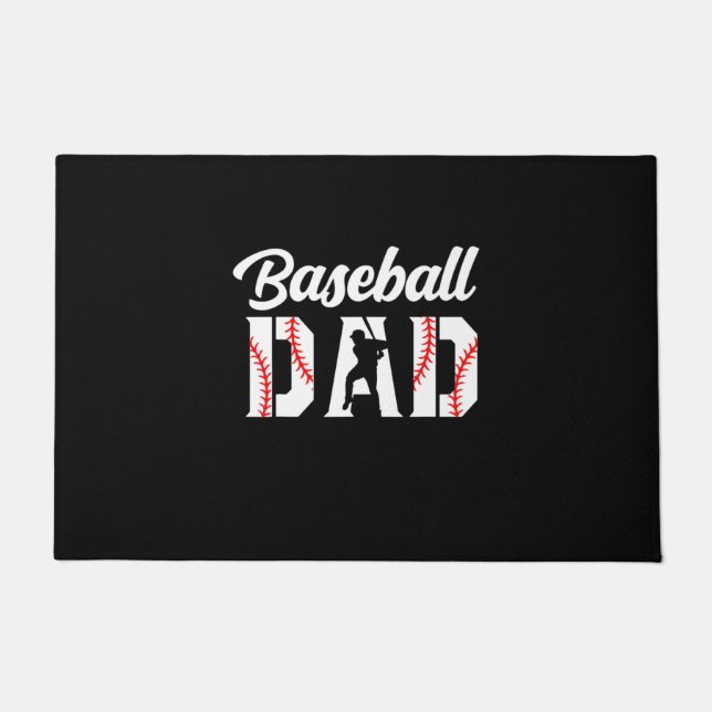 Großvater Quotes | Baseball-Vater Fußmatte (Vorderseite)