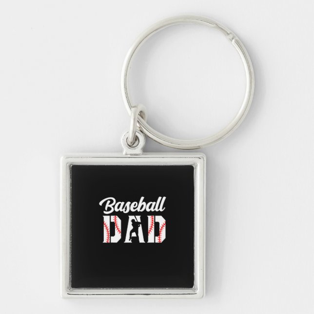 Großvater Quotes | Baseball-Vater Schlüsselanhänger (Vorne)