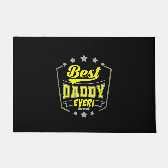 Großvater Quotes | Best Daddy Ever Fußmatte (Vorderseite)