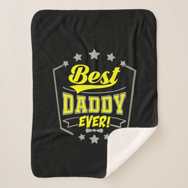 Großvater Quotes | Best Daddy Ever Sherpadecke (Vorderseite)