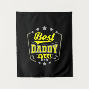 Großvater Quotes Best Daddy Ever Wandteppich