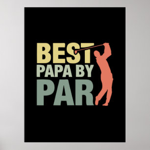 Großvater Quotes   Beste Papa Par Golf Poster