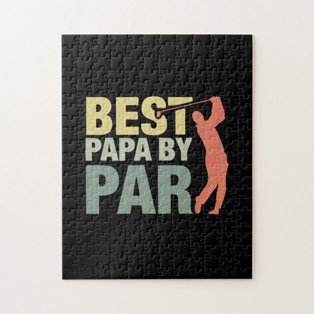 Großvater Quotes | Beste Papa Par Golf Puzzle (Vertikal)
