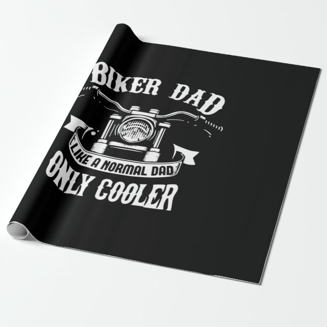 Großvater Quotes | Bester Biker-Vater Geschenkpapier (Ungerollt)