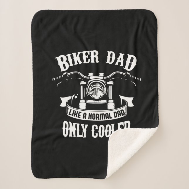 Großvater Quotes | Bester Biker-Vater Sherpadecke (Vorderseite)