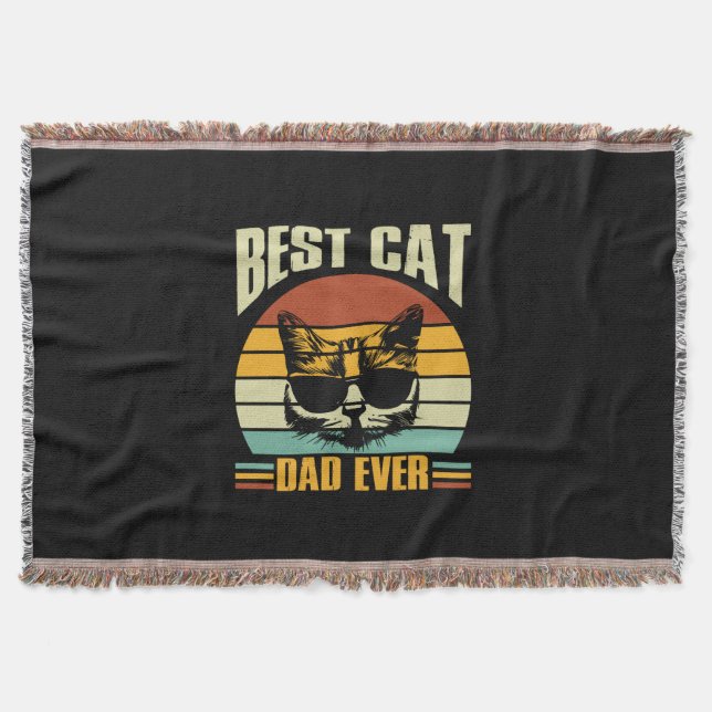 Großvater Quotes | Bester Cat Vater je Decke (Vorderseite)