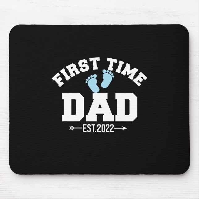Großvater Quotes | Erstmaliger Vater 2022 Mousepad (Vorne)