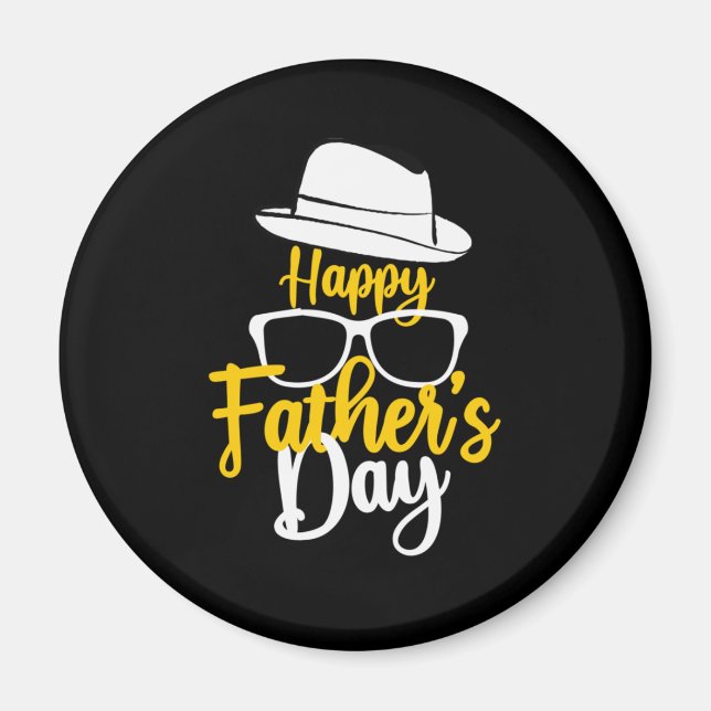 Großvater Quotes | Glücklicher Vater Tag Magnet (Vorne)