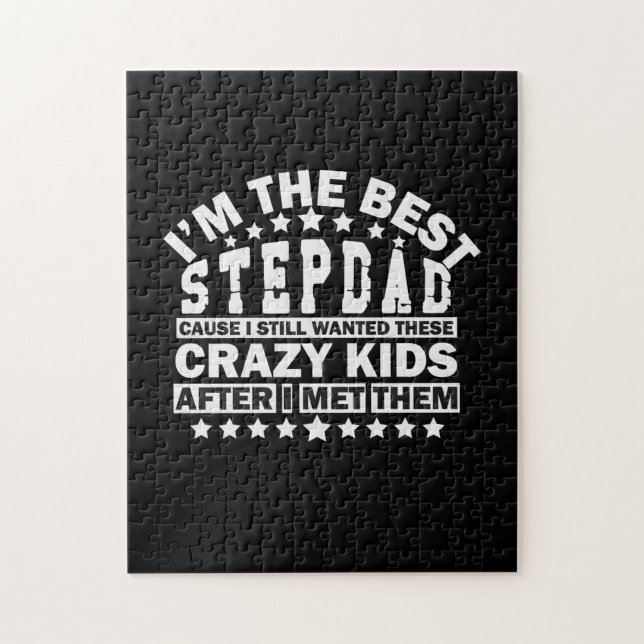 Großvater Quotes | Ich bin der beste Stepdad Puzzle (Vertikal)