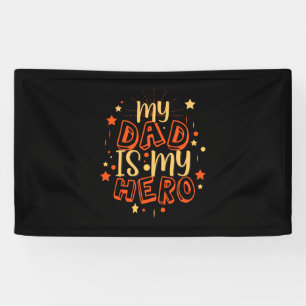 Großvater Quotes   Mein Vater ist mein Held Banner