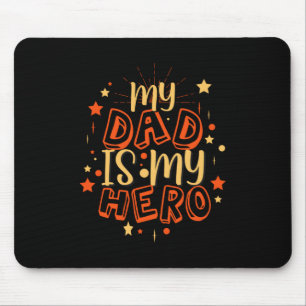 Großvater Quotes Mein Vater ist mein Held Mousepad