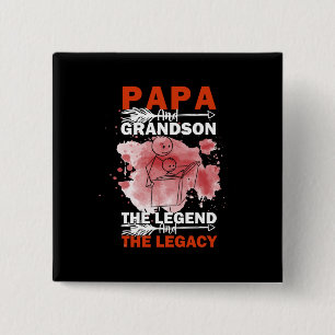 Großvater Quotes   Papa und Grandson Button