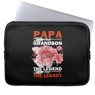 Großvater Quotes Papa und Grandson Laptopschutzhülle