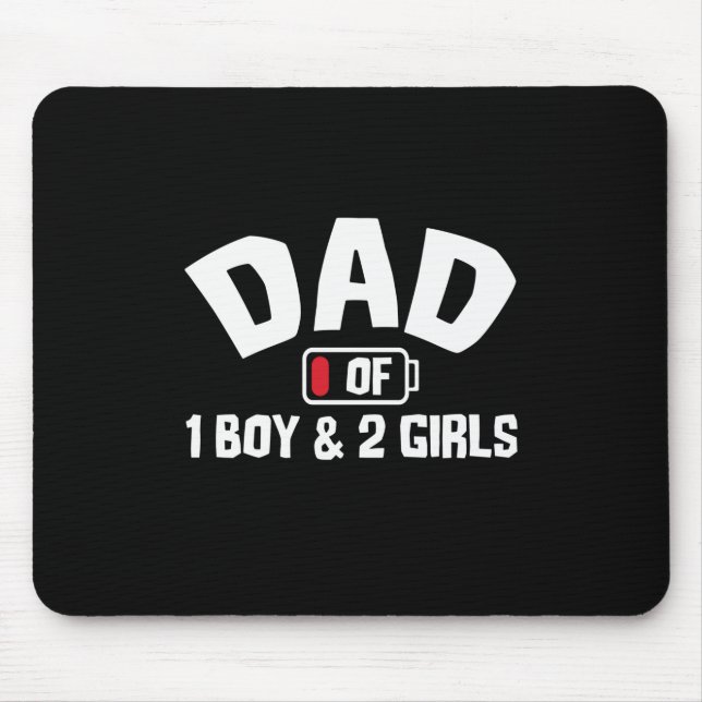 Großvater Quotes | Vater eines Jungen Mousepad (Vorne)