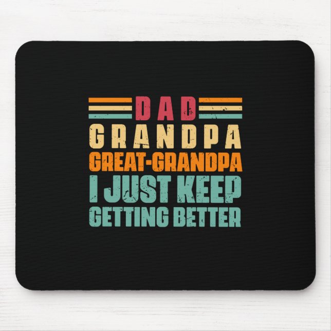 Großvater Quotes | Vater Großer Opa Mousepad (Vorne)