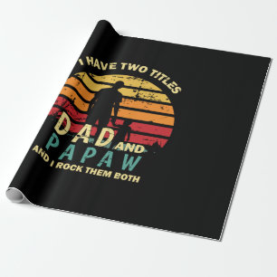 Großvater Quotes Vater und Papa I rocken Geschenkpapier