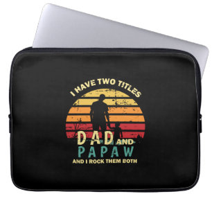 Großvater Quotes Vater und Papa I rocken Laptopschutzhülle