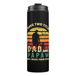 Großvater Quotes Vater und Papa I rocken Thermosbecher