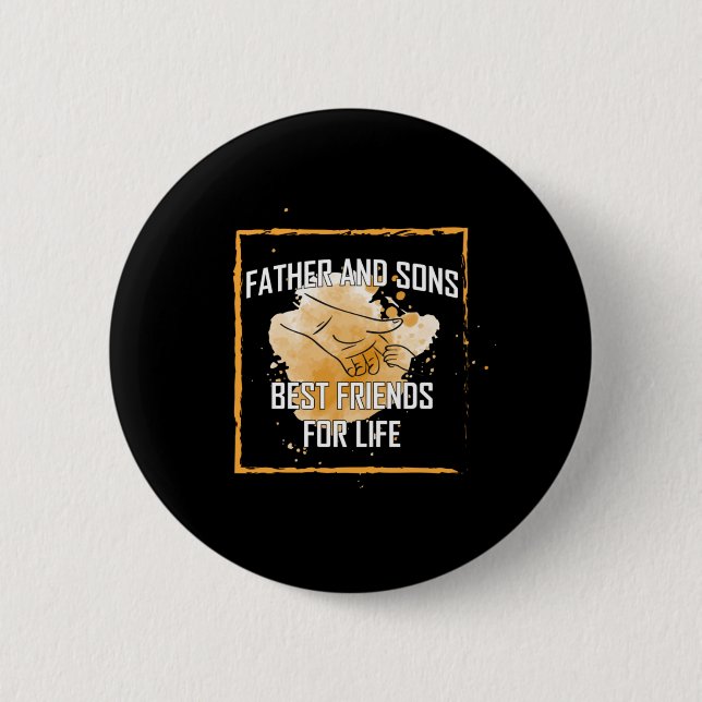 Großvater Quotes | Vater und Sohn bester Freund Button (Vorderseite)