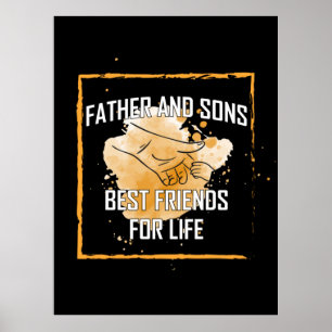 Großvater Quotes   Vater und Sohn bester Freund Poster