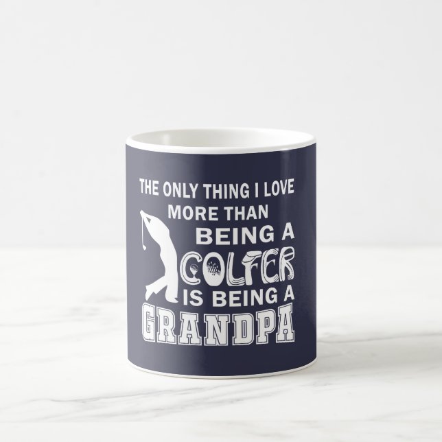 Großvater über Golf Tasse (Mittel)
