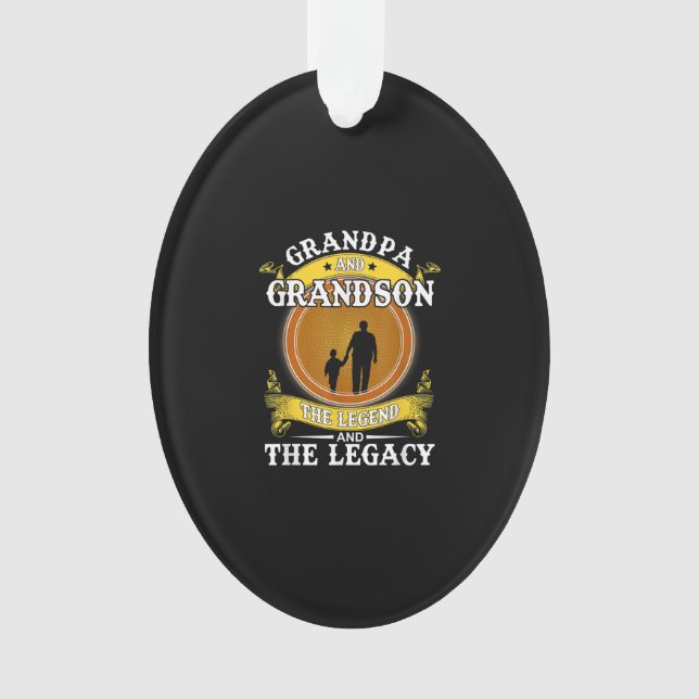 Großvater und Großvater das Vermächtnis und das Ve Ornament (Vorderseite)