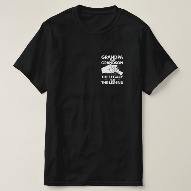 Großvater und Großvater das Vermächtnis und das Ve T-Shirt (Design vorne)