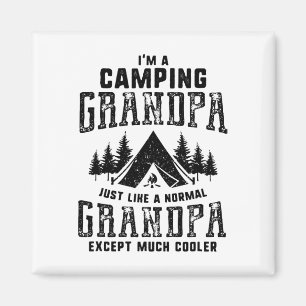 Großvater Vatertag Geschenk Camping Opa Männer Magnet