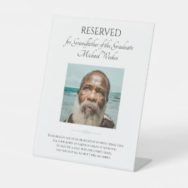 Großvater von Graduate Rettete Gedenkstätte für ei Sockelschild