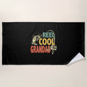 Großvater Zitate Angeln Cool Grandad Strandtuch