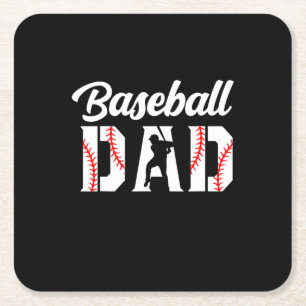 Großvater Zitate Baseball Vater Rechteckiger Pappuntersetzer