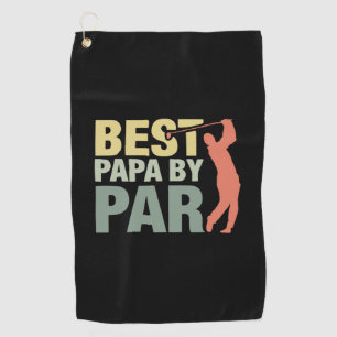 Großvater Zitate Best Papa By Par Golf Golfhandtuch