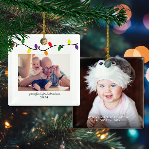 Großvaters erste Weihnachtsbäckereien Keramikornament