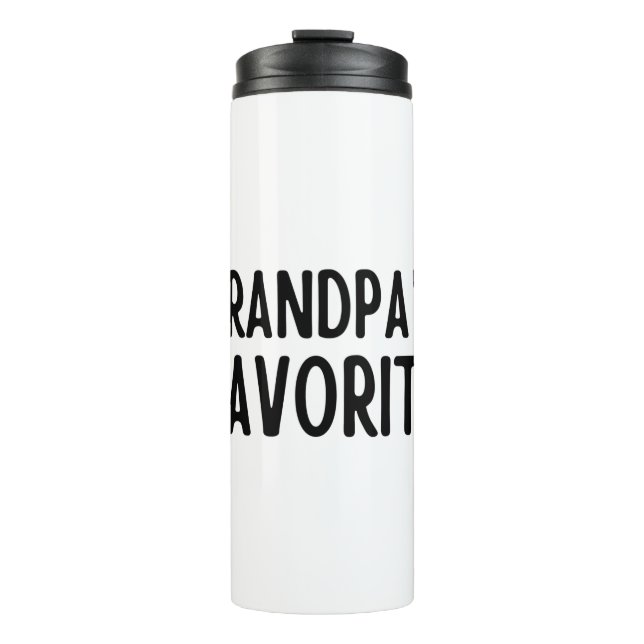 Großvaters Favorit Thermosbecher (Vorderseite)