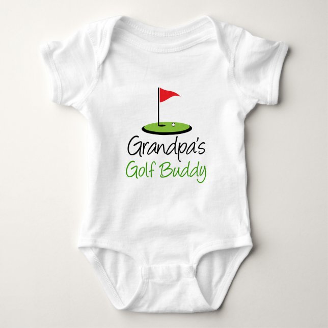 Großvaters Golf Buddy Baby Strampler (Vorderseite)
