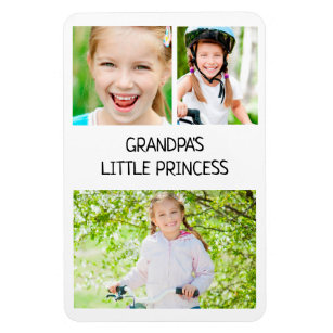 Großvaters kleine Prinzessin 3 Foto Großtochter Magnet