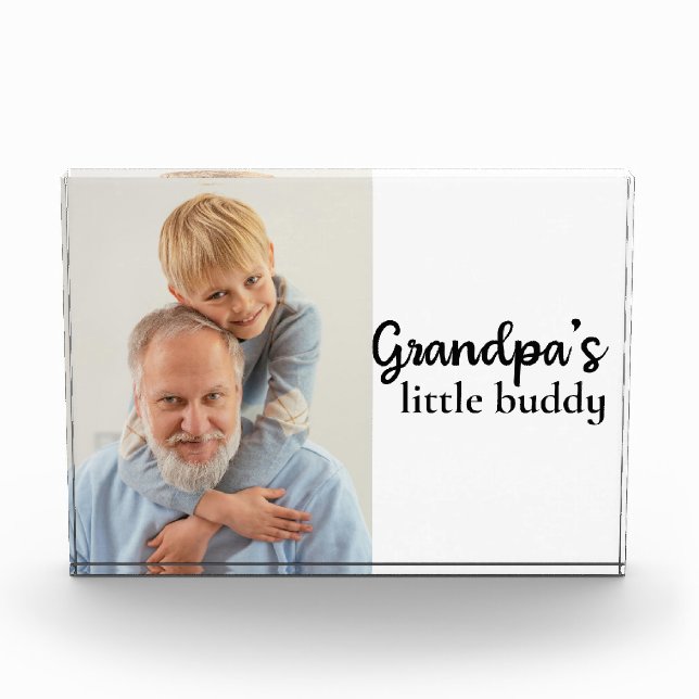 Großvaters kleiner Buddy mit Foto (Vorderseite)
