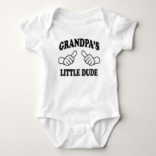 Großvaters kleiner Typ Baby Strampler