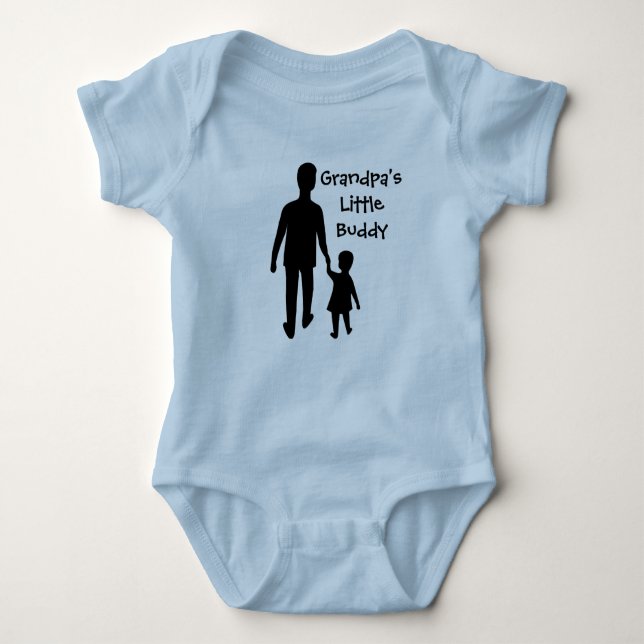 Großvaters kleines Buddy-Kleinkind T-Shirt Baby Strampler (Vorderseite)