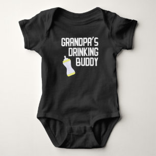 Großvaters Trinkbuddy Baby Strampler